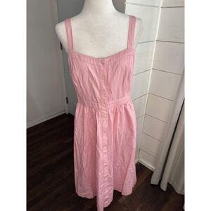 strapless open back dress Pink Ruched Sleeveless Kinsley Midi Dress main image 1